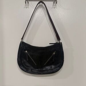 Chic Black Leather Shoulder Bag